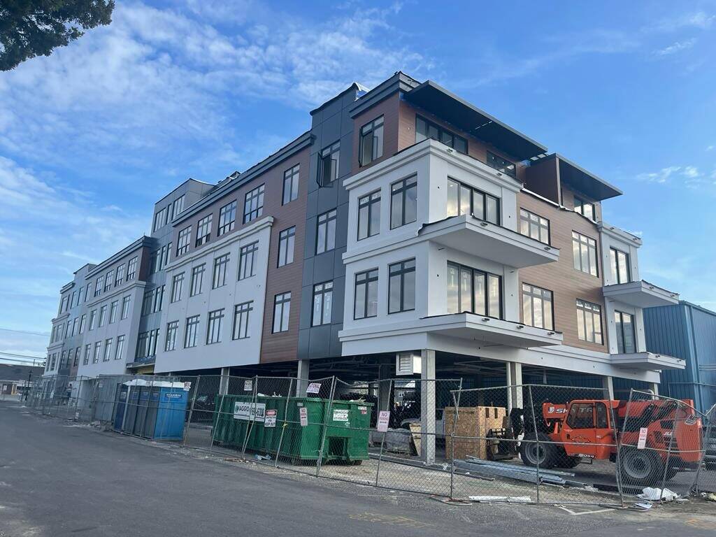 Crew working on a new building under construction